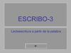 LECTOESCRITURA - ESCRIBO 3