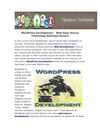 WordPress Development – Best Open Source 