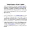 Finding Excellent Pet Insurance Companies