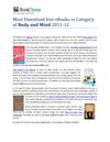 BookChums.com - Most Download free eBooks Body and Mind care 2011-12