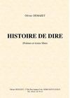 Olivier Demazet Histoire de dire