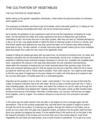 THE CULTIVATION OF VEGETABLES (19)