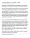 THE PSYCHOLOGY OF PHYSICAL FITNESS (13)