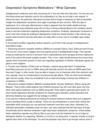 Despression Symptoms Medications _ What Operates
