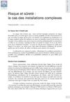 Risque et sûreté : le cas des installations complexes