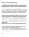 Features Of Google Organization Email