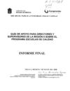 Guía de apoyo para directores y supervisores de la región 8 sobre el Programa Escuelas de Calidad