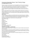 Composing Organization Words _ Short Training A Single _ Correspondence Format