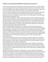 Position Involving Social Media Inside Sony Ericsson O