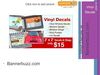 Vinyl Decals for Home, Business, Vehicle and Special Occasions