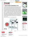 Triumph 4850EP Automatic Stack Paper Cutter Spec Sheet