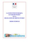 guide subv délégation ou marché public