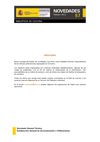 Boletín de Novedades nº 57 de la Biblioteca de Cultura
