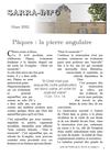 Sarra Info Mars 2012 : Pâques, la pierre angulaire
