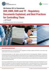 DHF, DMR, DHR and TF - Regulatory Documents Explained, and Best Practices for Controlling Them at Pennsylvania