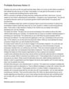 Profitable Business Notion S