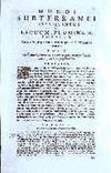Mundus Subterraneus - Liber Quintus
