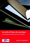 Les écrits à l'heure du numérique 
