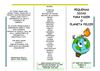 Folheto- "Dicas para fazer o Planeta Feliz"- Projeto Sustentabilidade