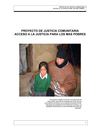 PROYECTO DE JUSTICIA SOCIAL COMUNITARIA