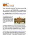 Luxury Travel Group Ltd Launches New UNESCO World Heritage Tour in Indochina