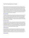 Top Cloud Computing Service Providers