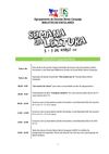 Semana da Leitura 2012 - Programa