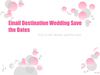 Email Destination Wedding Save the Dates