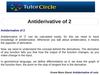 Antiderivative of 2
