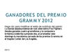 premios gammy 2012