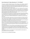 Niche Marketing Or Mass Marketing For The Affiliate_