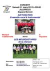CONCERT PARTAGE AIN'TONATION & Les MOUSQUETAIRES de la Chanson