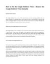 How to Fix the Google Redirect Virus - Remove the Google Redirect Virus Instantly