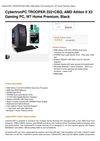 Cybertronpc TROOPER 2221CBQ, AMD Athlon II X2 Gaming PC, W7 Home Premium, Black