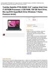 Toshiba Satellite P755-S5395 15.6 Laptop (Intel Core I7-2670QM Processor, 6 GB RAM, 750 GB Hard Drive, Blu-Ray DVD...