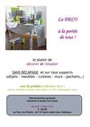 Atelier "décoration de meubles" + Démonstration "Eleonore Déco"