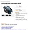 Logitech MX1000 Laser Cordless Mouse