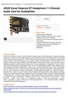 ASUS Xonar Essence ST Headphone 7.1-Channel Audio Card For Audiophiles