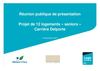 Présentation projet Carrière Delporte en séance du conseil de quartier du 14 décembre 2011