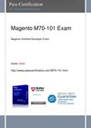Pass MAGENTO M70-101 Exam 