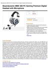 Beyerdynamic MMX 300 PC Gaming Premium Digital Headset With Microphone