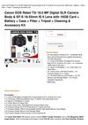 Canon EOS Rebel T3i 18.0 MP Digital SLR Camera Body & EF-S 18-55Mm IS II Lens With 16GB Card + Battery + Case +...