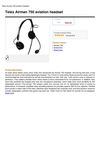 Telex Airman 750 Aviation Headset