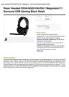 Razer Headset RZ04-00250100-R3U1 Megalodon7.1 Surround USB Gaming Black Retail