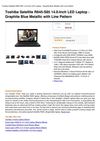 Toshiba Satellite R845-S85 14.0-Inch LED Laptop - Graphite Blue Metallic With Line Pattern