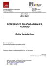 Références bibliographiques Harvard