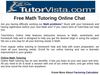Free Math Tutoring Online Chat