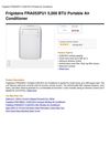 Frigidaire FRA053PU1 5,000 BTU Portable Air Conditioner