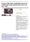 Panasonic DMC-FH25V 16.1MP Digital Camera With 8X Wide Angle Image Stabilized Zoom And 2.7 Inch LCD -