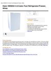 Haier HNSE04 4.0-Cubic Foot Refrigerator Freezer, White